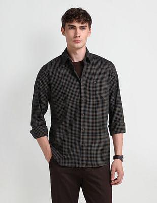 manhattan slim fit twill shirt