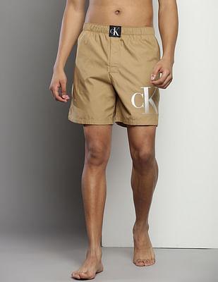 hem logo cotton boxers