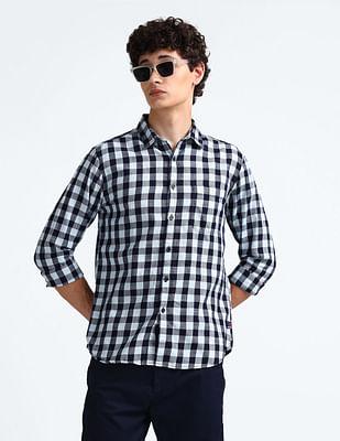 shepherd check cotton shirt