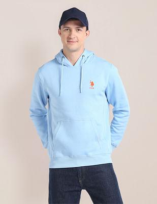 kangaroo pocket hooded sweatshirt