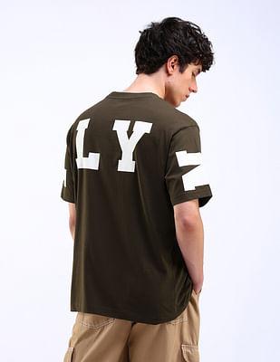 typography print relaxed fit t-shirt