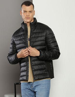 recycled polyester quilted jacket