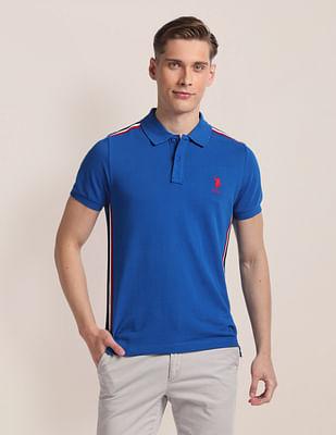 cotton slim fit polo shirt