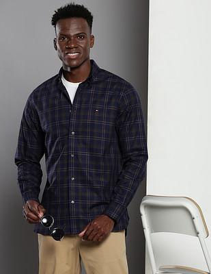 midscale tartan check shirt