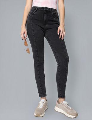 veronica skinny fit panelled jeans