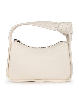 knotted handle solid hand bag