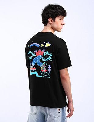 graphic print relaxed kidult t-shirt