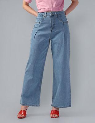 high rise baggy fit jeans