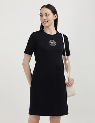 solid nautical t-shirt dress