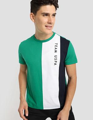 colour block training t-shirt