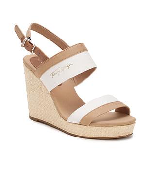 sustainable corporate wedge sandals