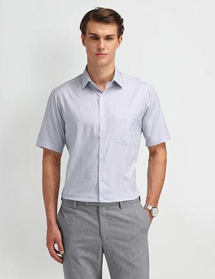 liberty classic fit micro checked shirt