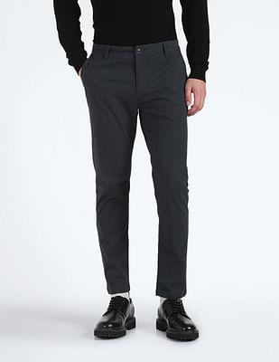 slash slim tapered fit trousers