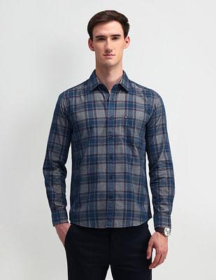 slim fit corduroy shirt