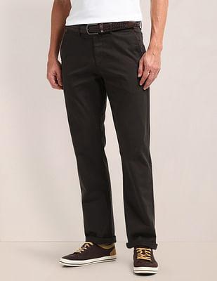 riley straight fit twill trousers