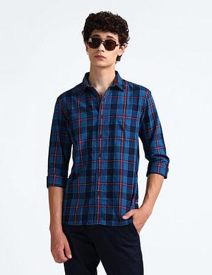 yarn dyed check shirt