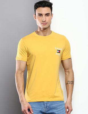 silicone hd chest logo slim fit t-shirt