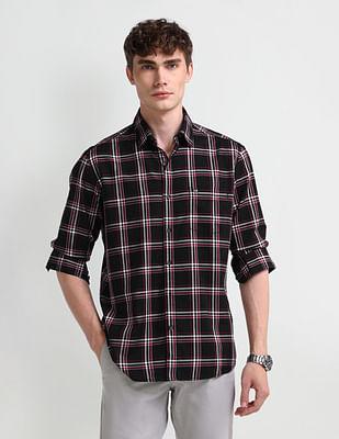 manhattan slim fit twill shirt