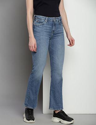 sustainable cotton bootcut fit jeans