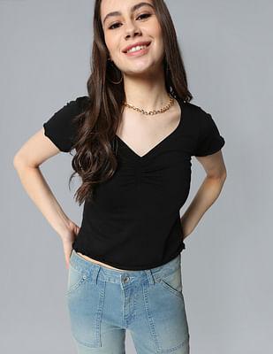 lettuce hem solid t-shirt