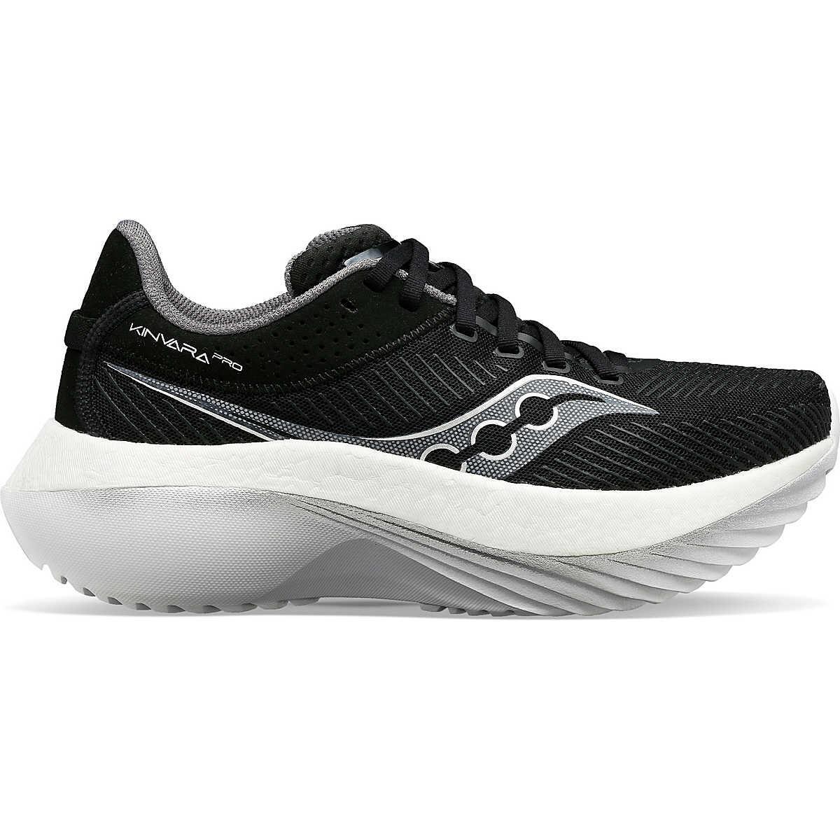 saucony men kinvara pro running shoes black/white uk9.5