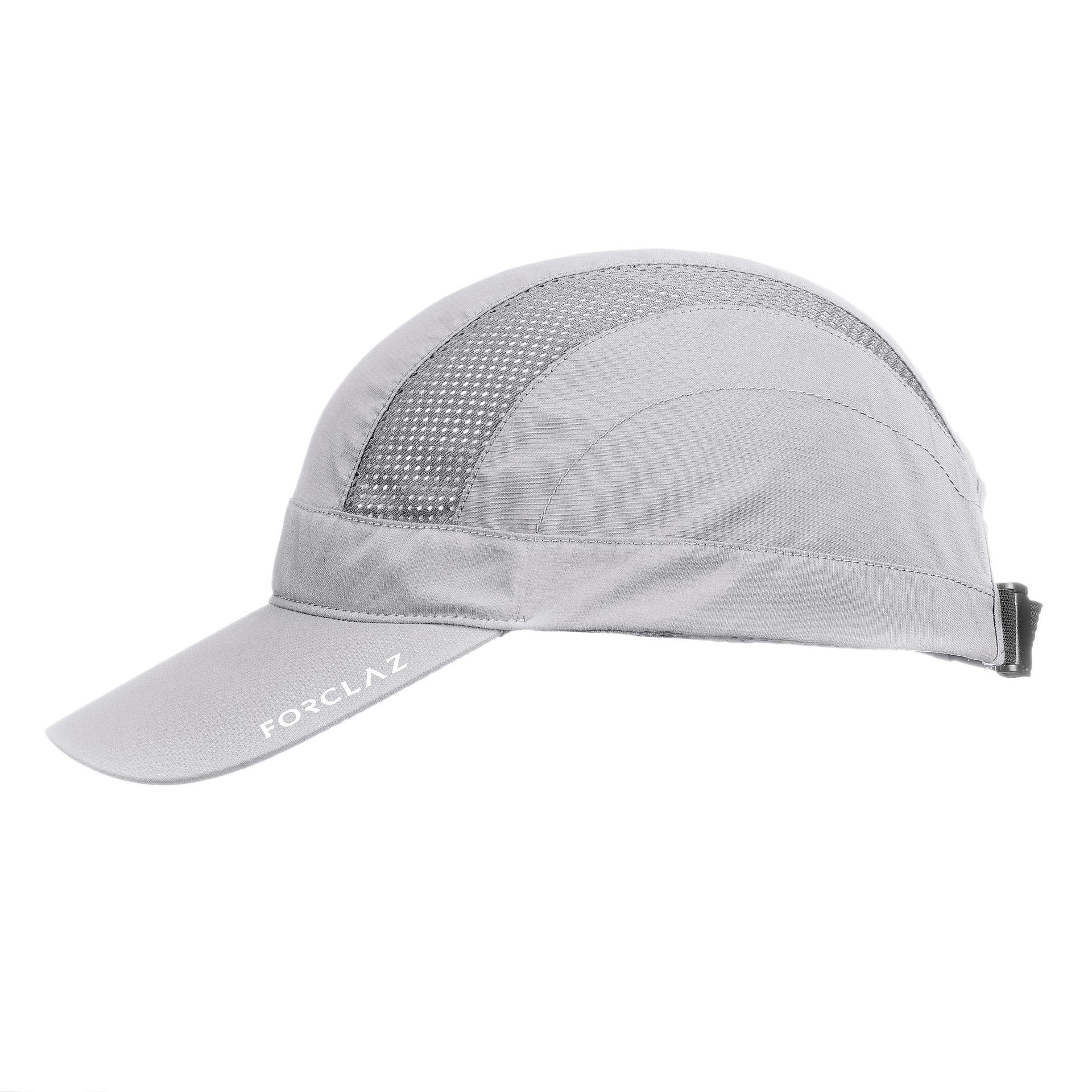 breathable cap trekking  mt500 light grey