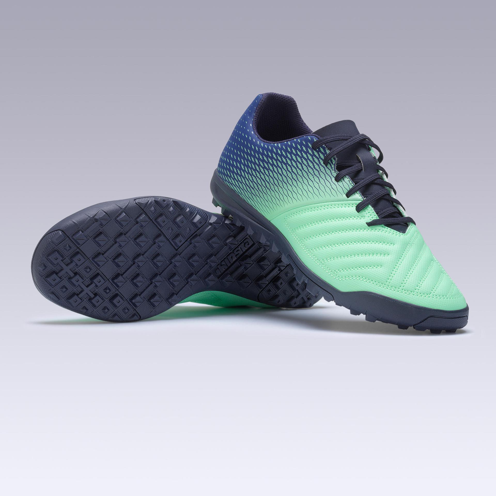 men's football shoes agility 140 hg - blue/green