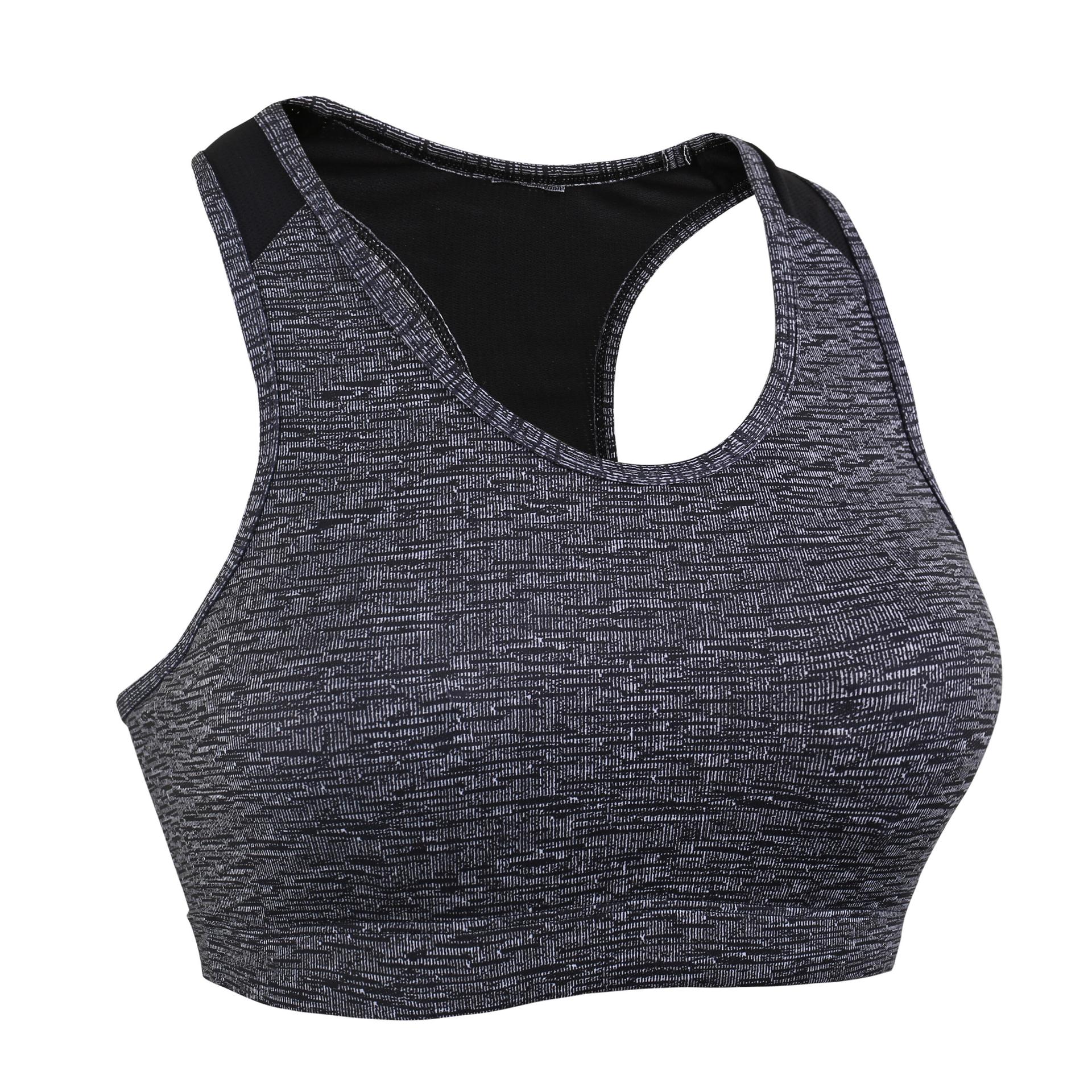 sports bra low support - grey