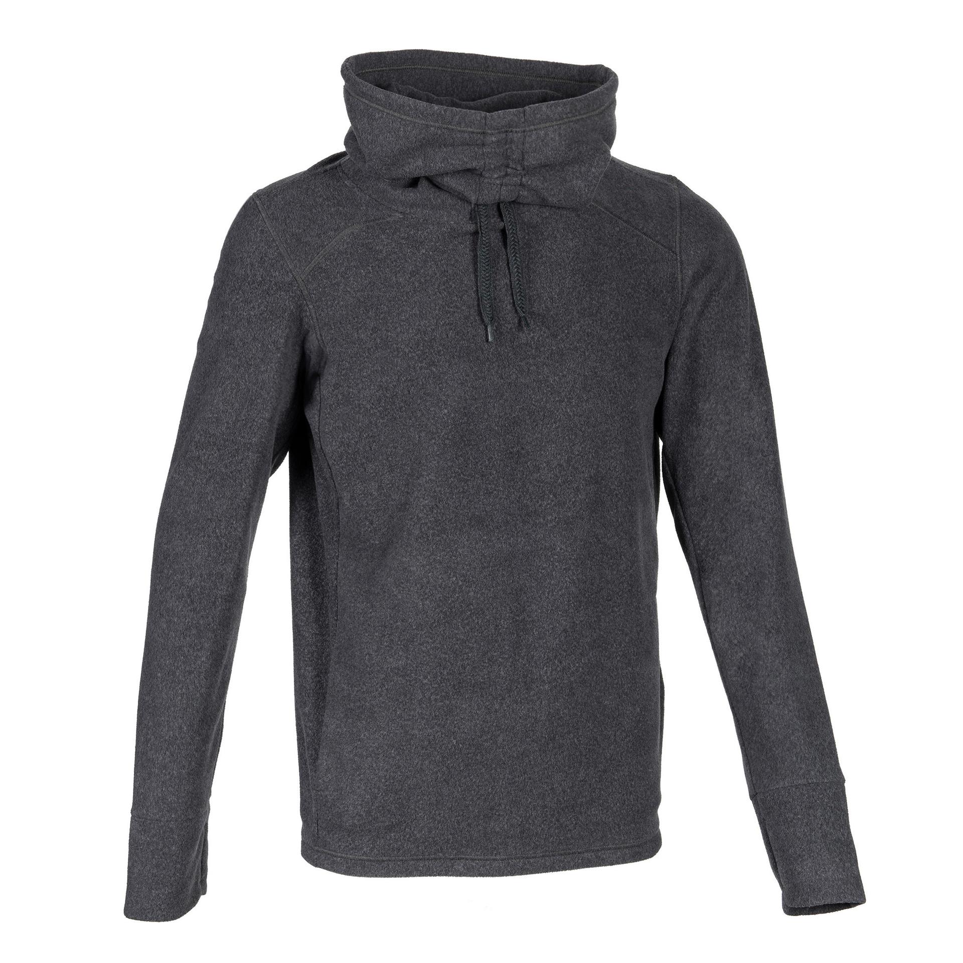 men's fleece yoga sweatshirt - grey