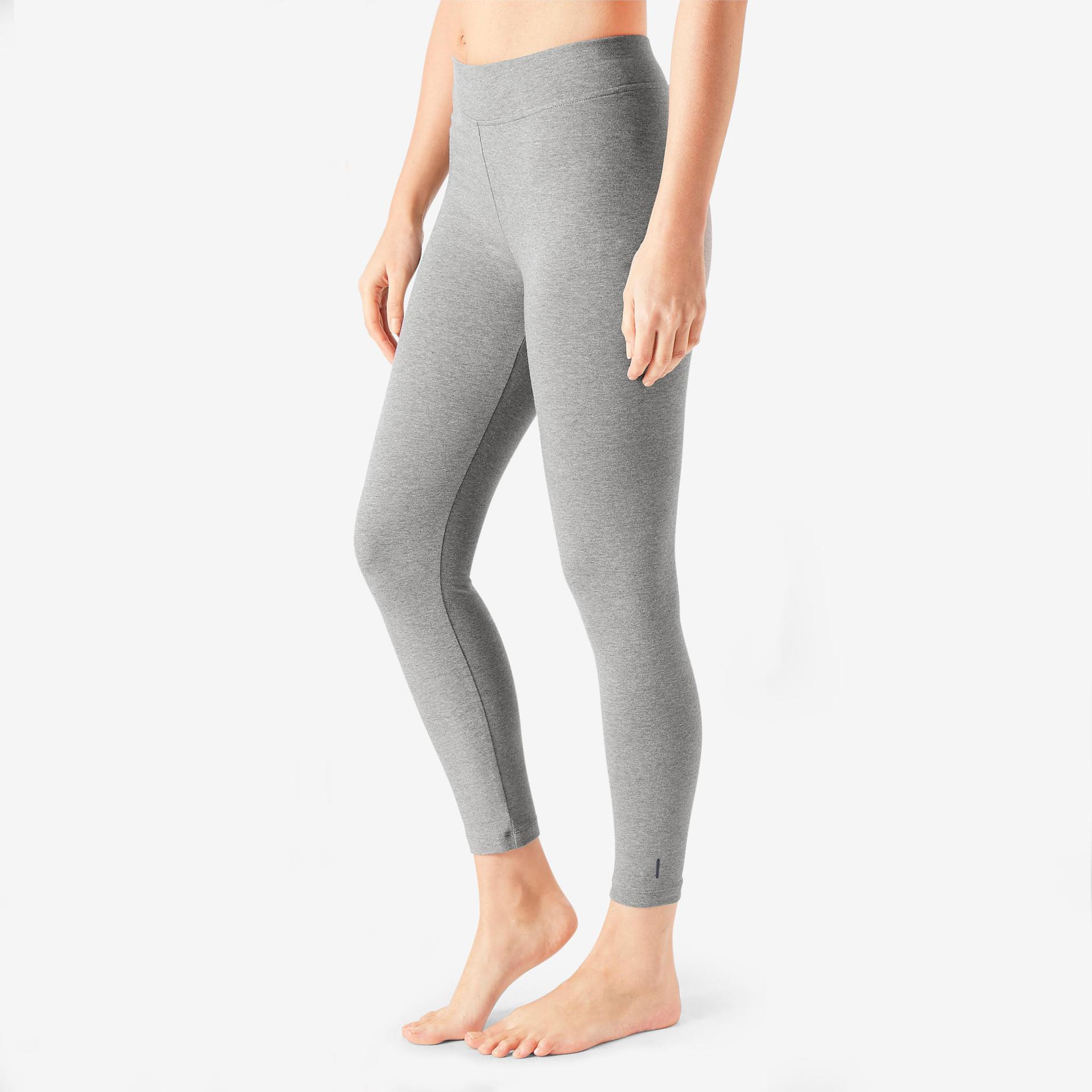 women's trackpants for gym 7/8 500-grey