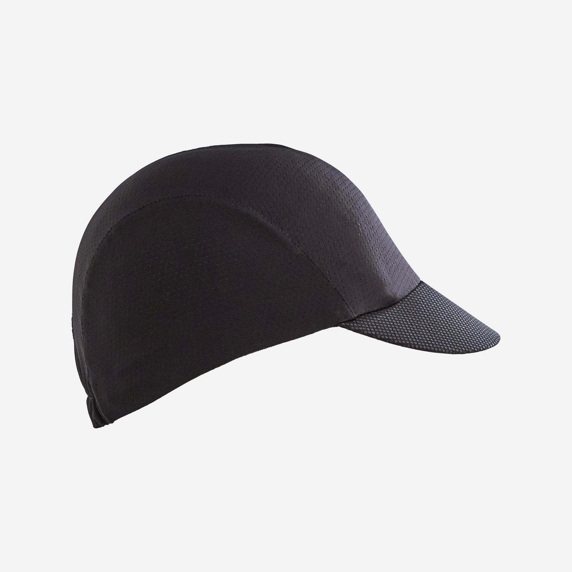 cycling cap roadr 500 - fresh black