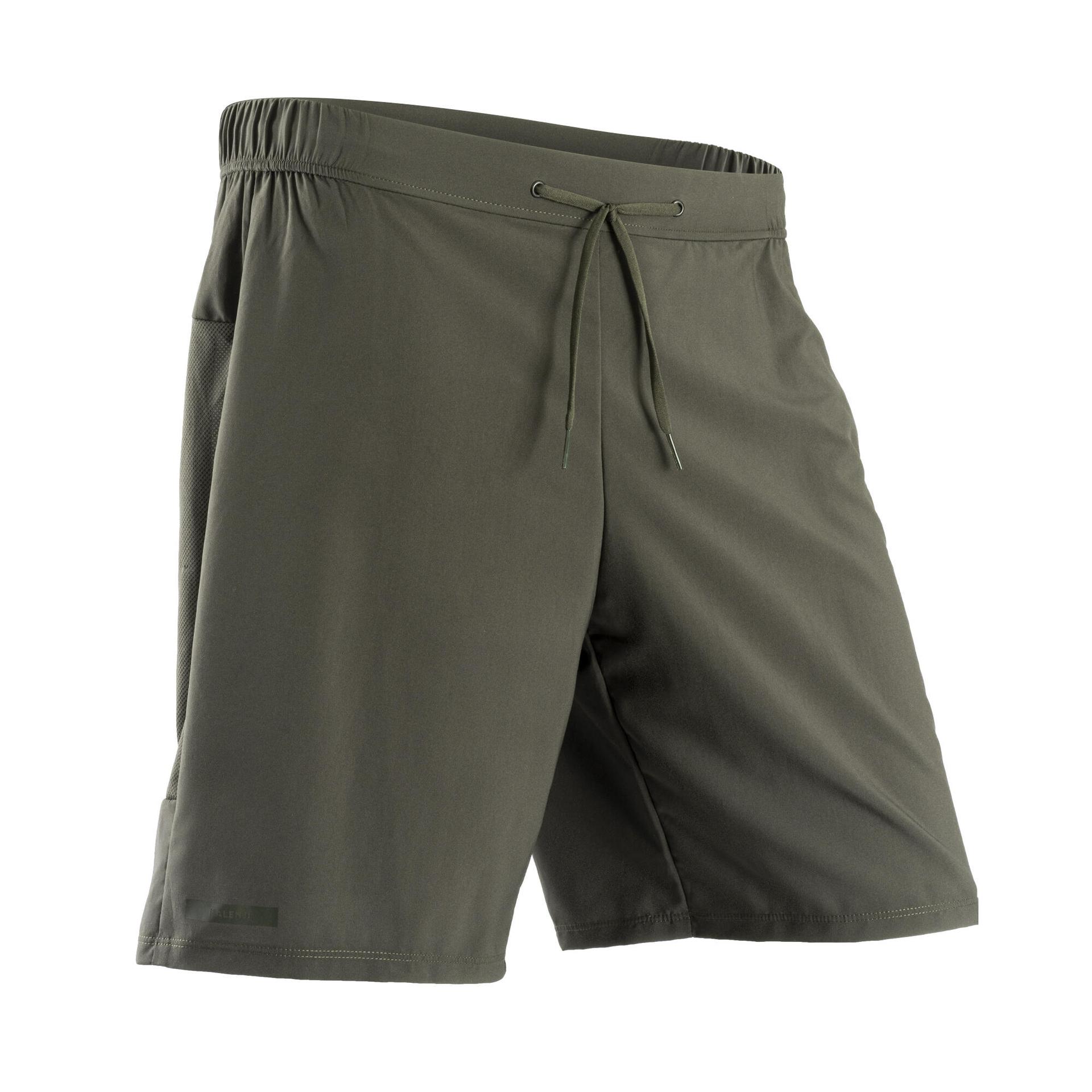 men running shorts run dry+  - ashy khaki