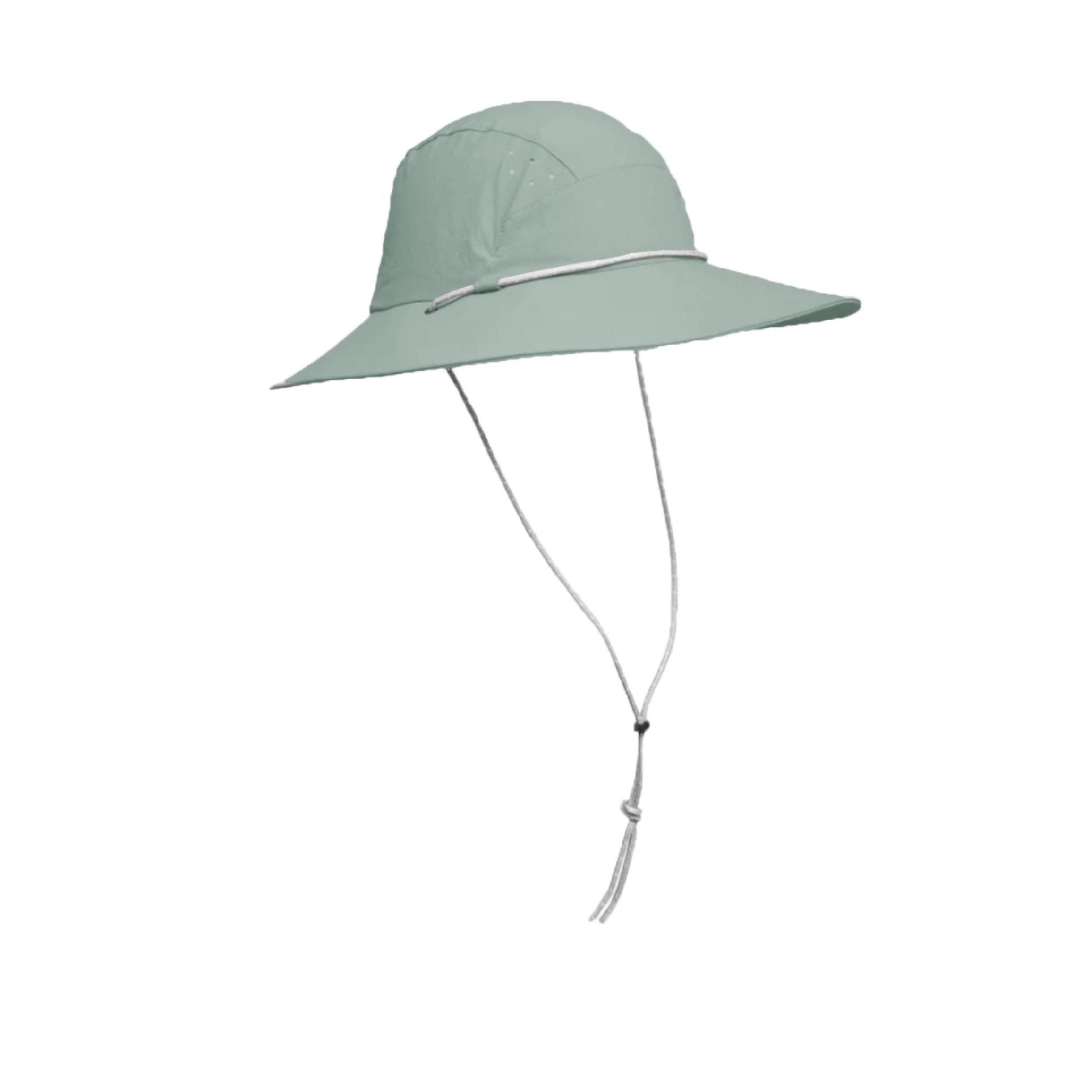 women's anti-uv trekking hat - mt500 - pale green