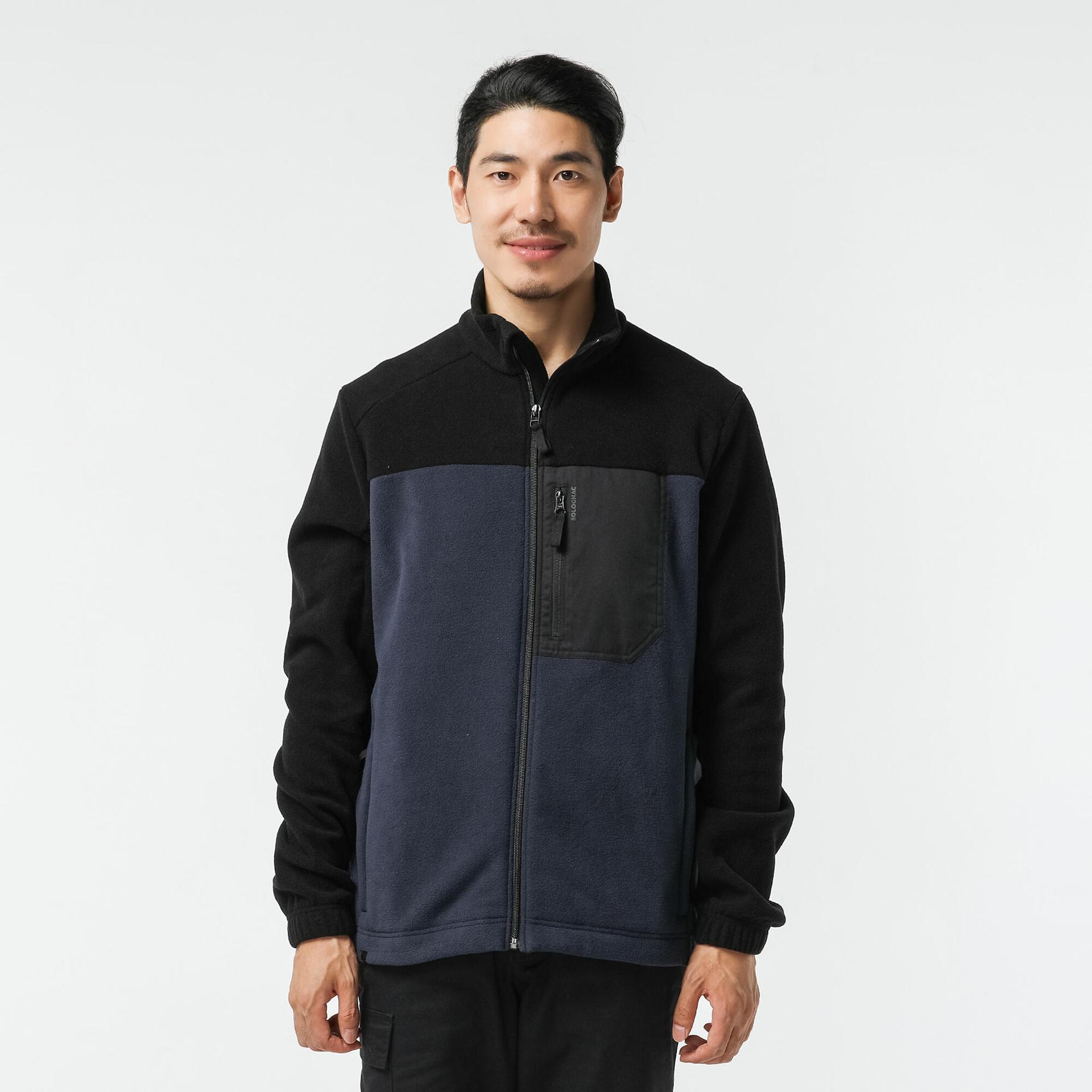 men fleece 500 - blue/black