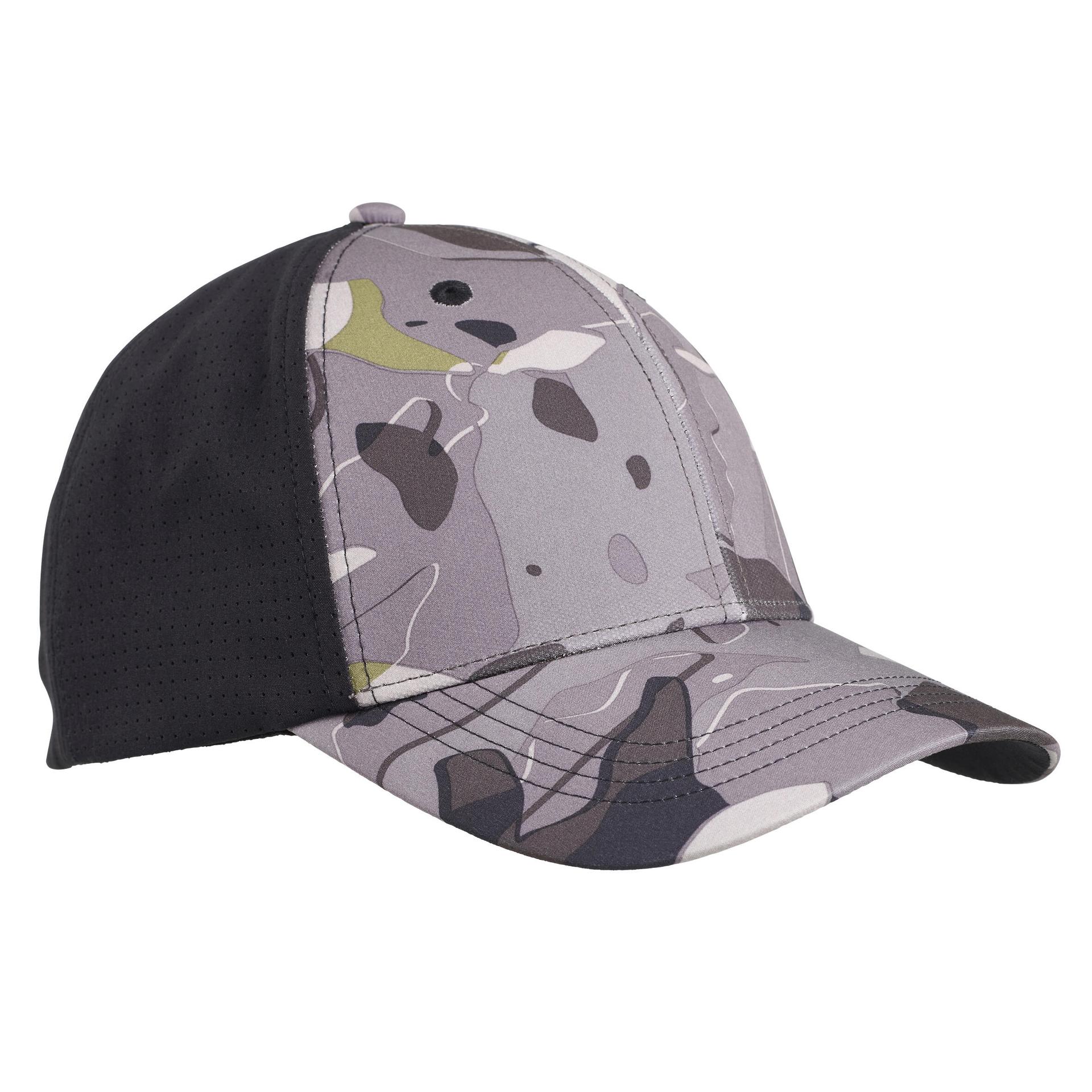 adult cap military camo print 520 - camo grey/black