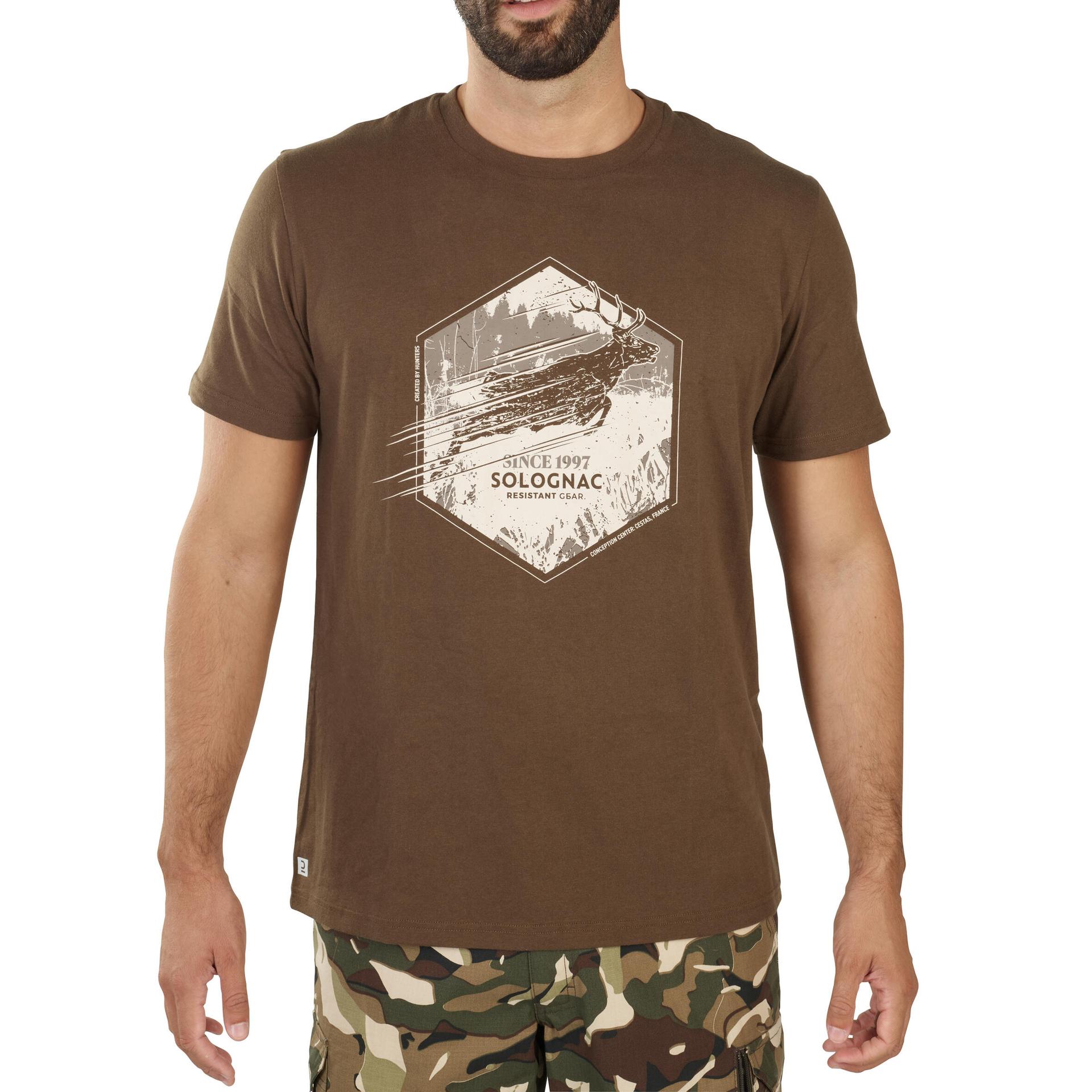 men t-shirt sg-100 - brown deer