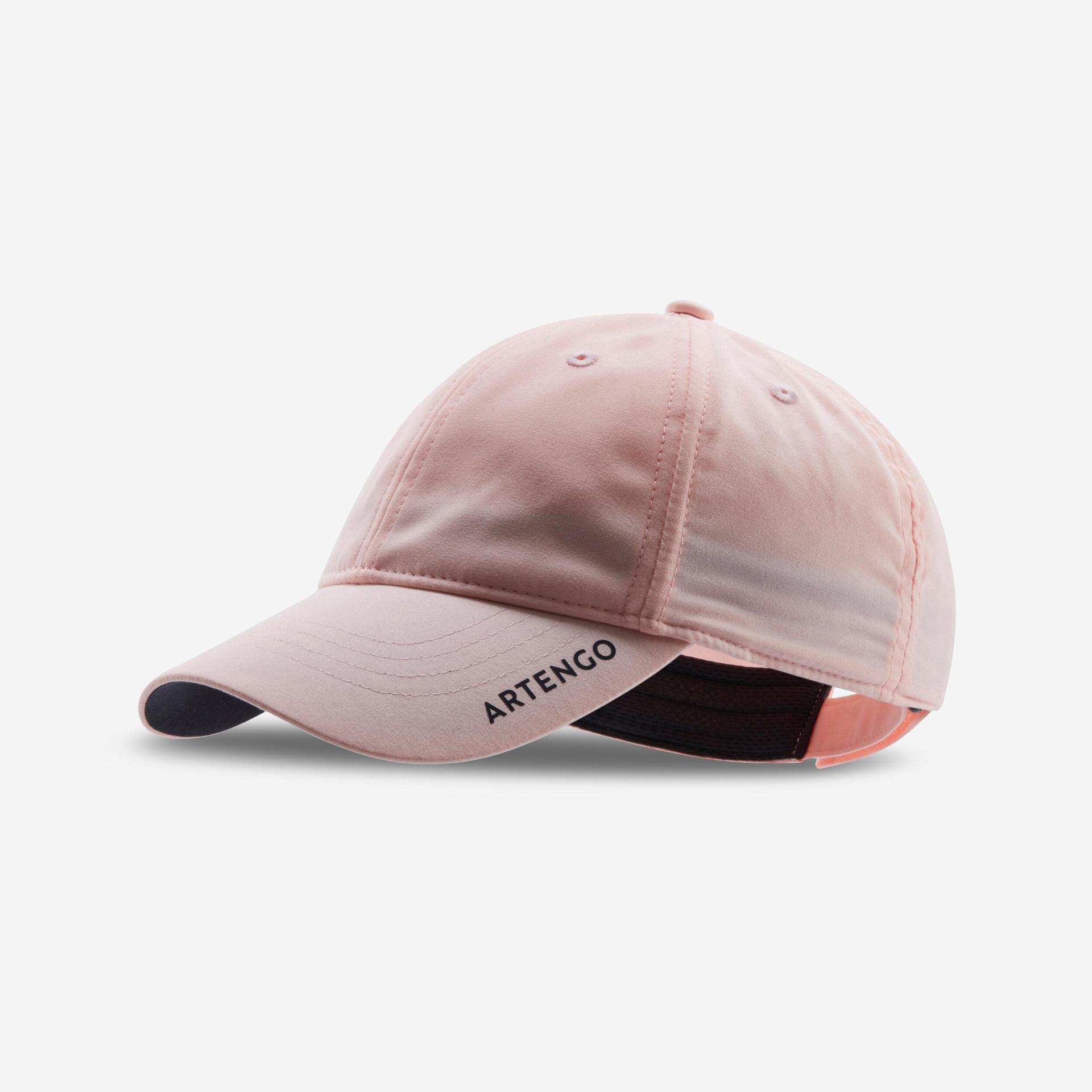 54 cm tennis cap tc 500 - light pink / grey