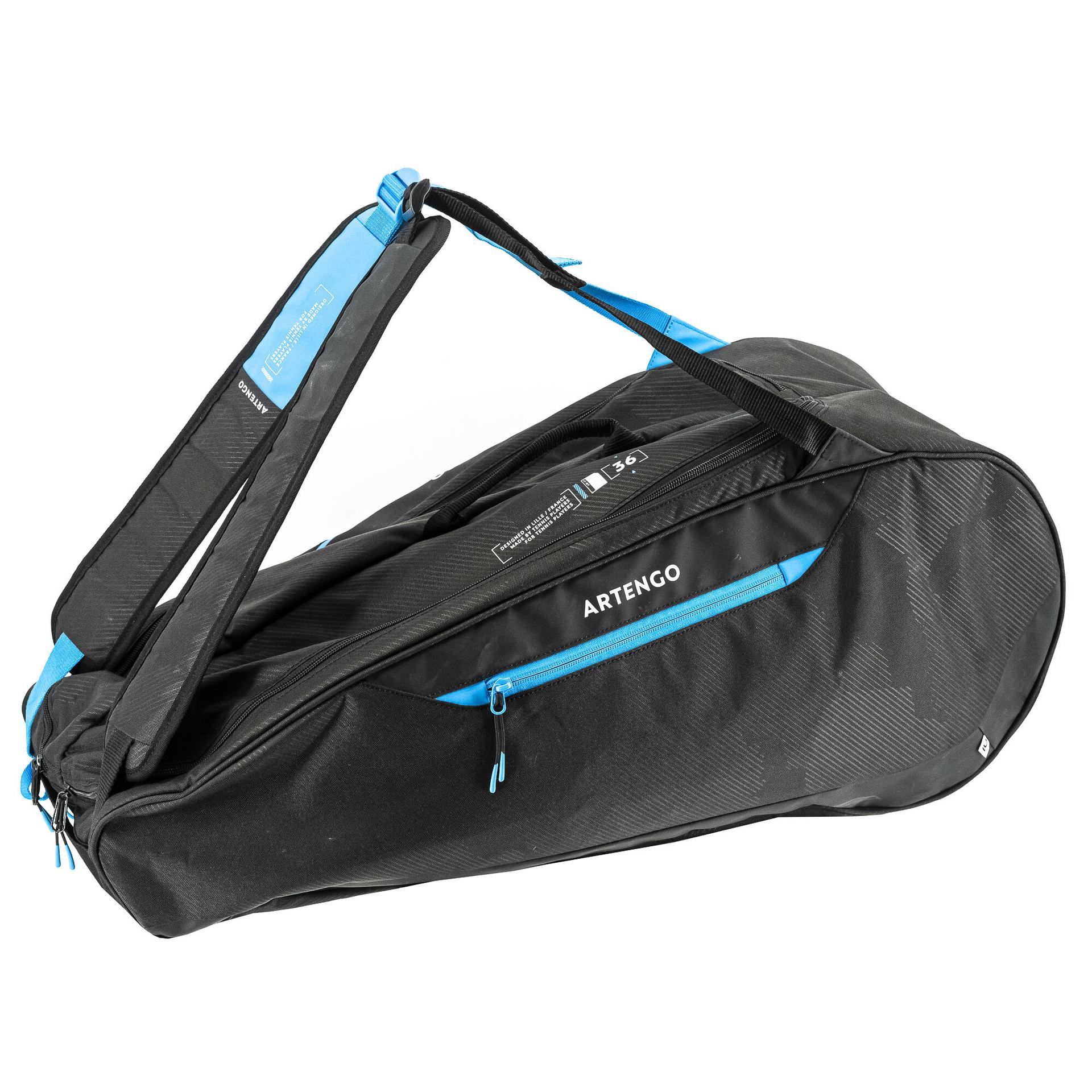 tennis racket backpack medium - 9r black/blue