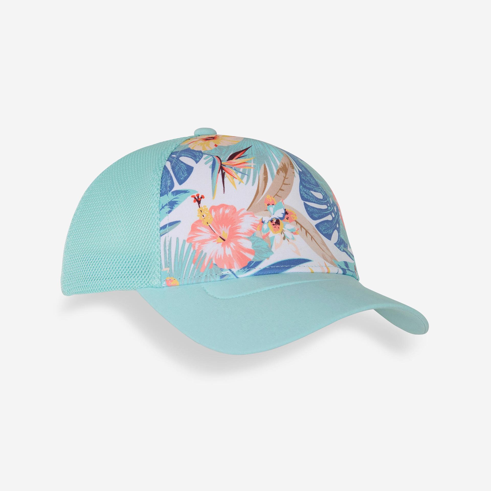 kid's surfing trucker cap turquoise