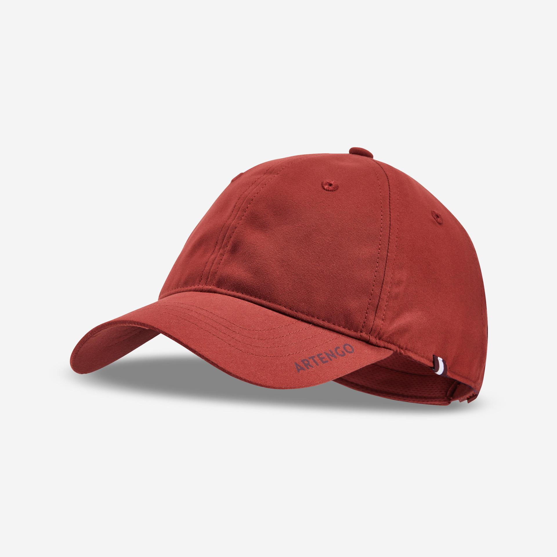 tennis cap large tc 500 size 58cm  - burgundy