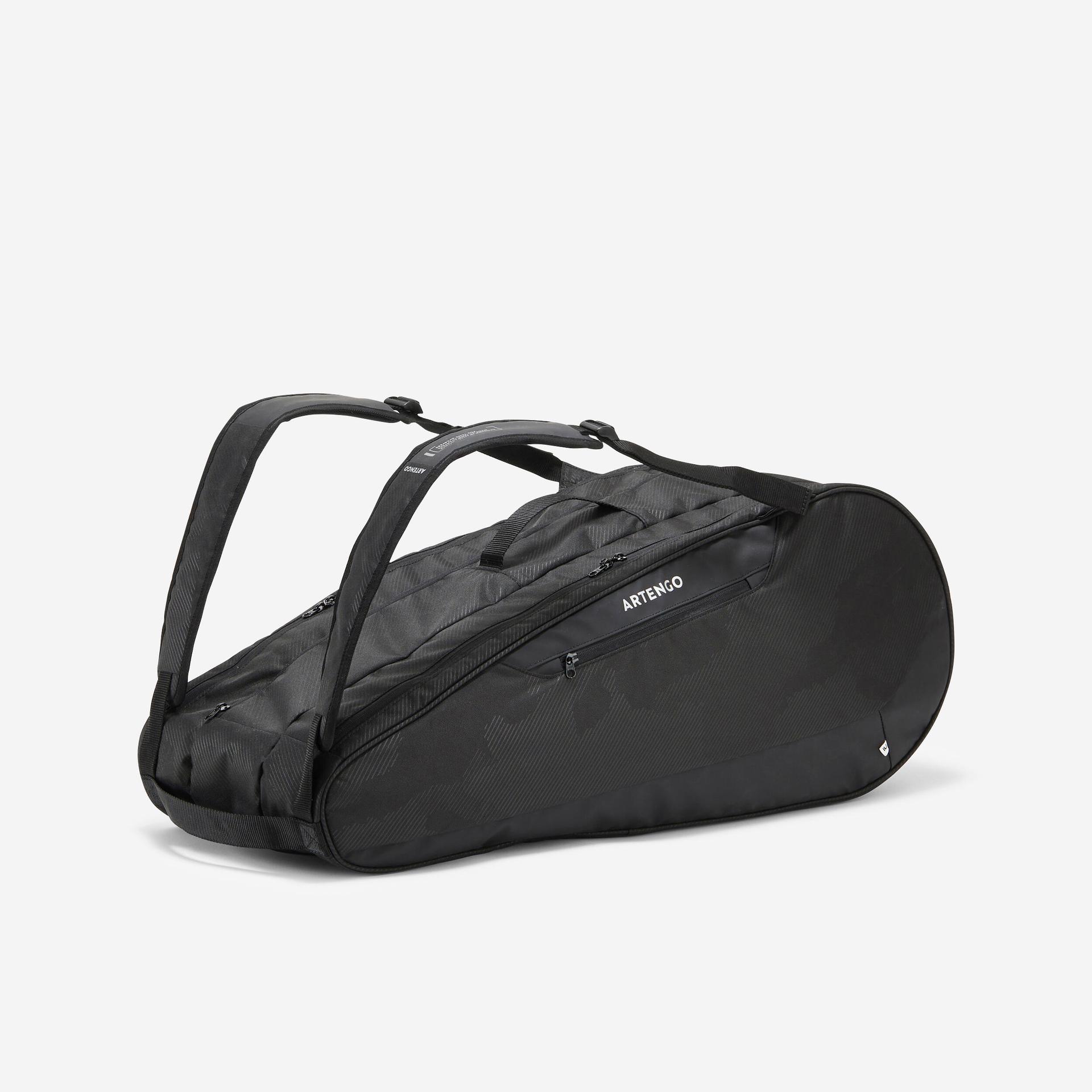 tennis bag xl team 12 rackets - black/grey