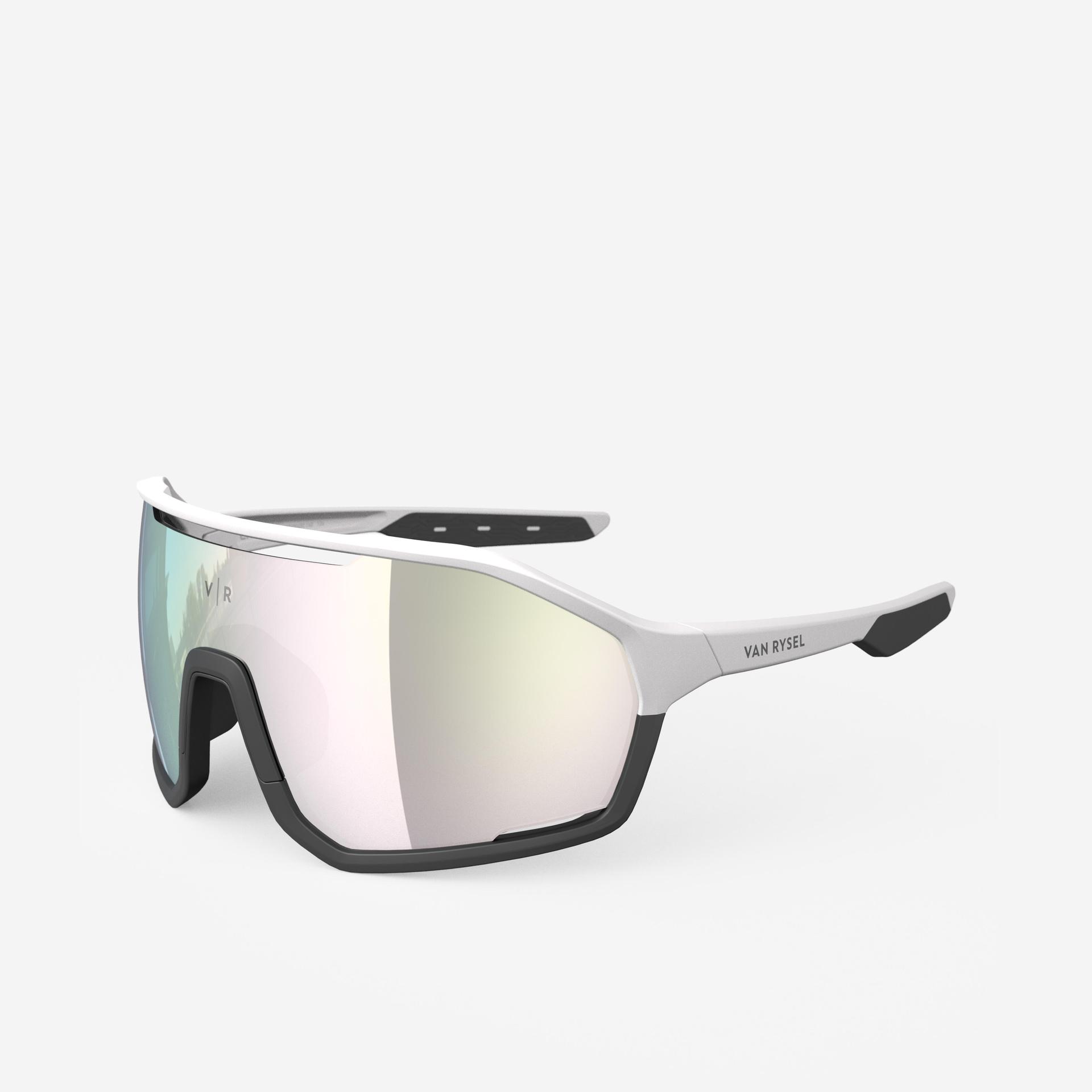 adult category 3 cycling sunglasses perf 500 - white