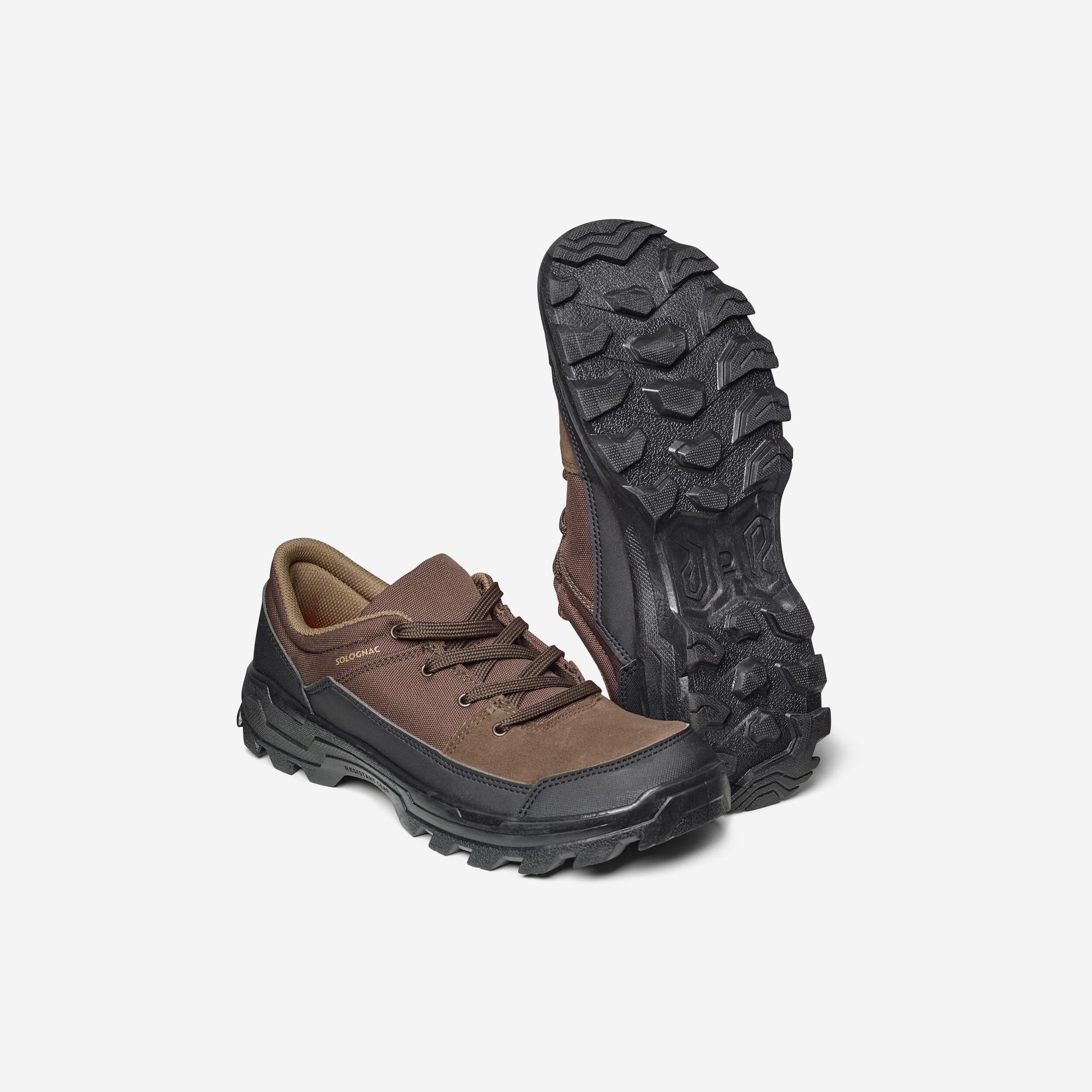 outdoor breathable shoes crosshunt 100 low - brown