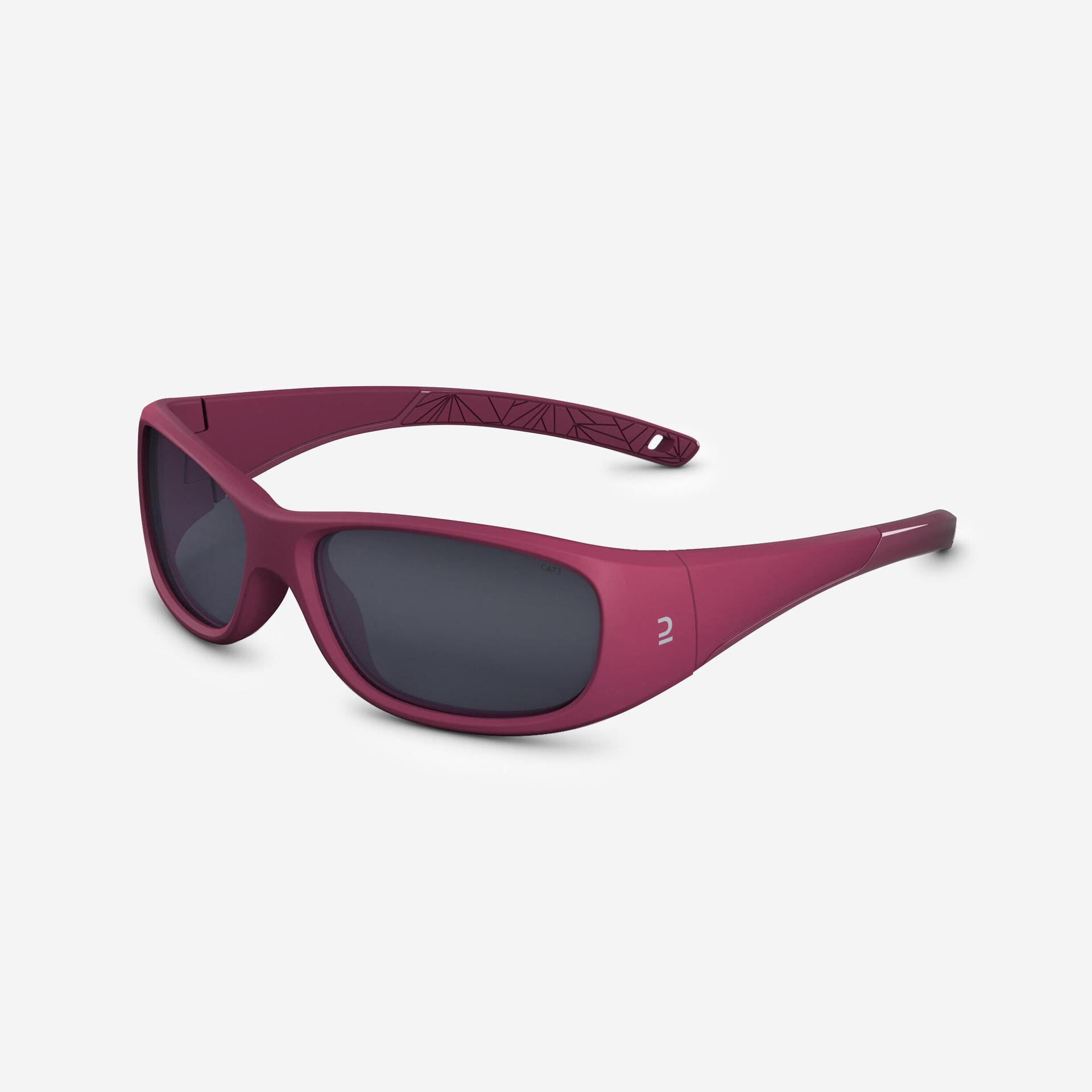 kids hiking sunglasses aged 6-10 mh t100 category 3