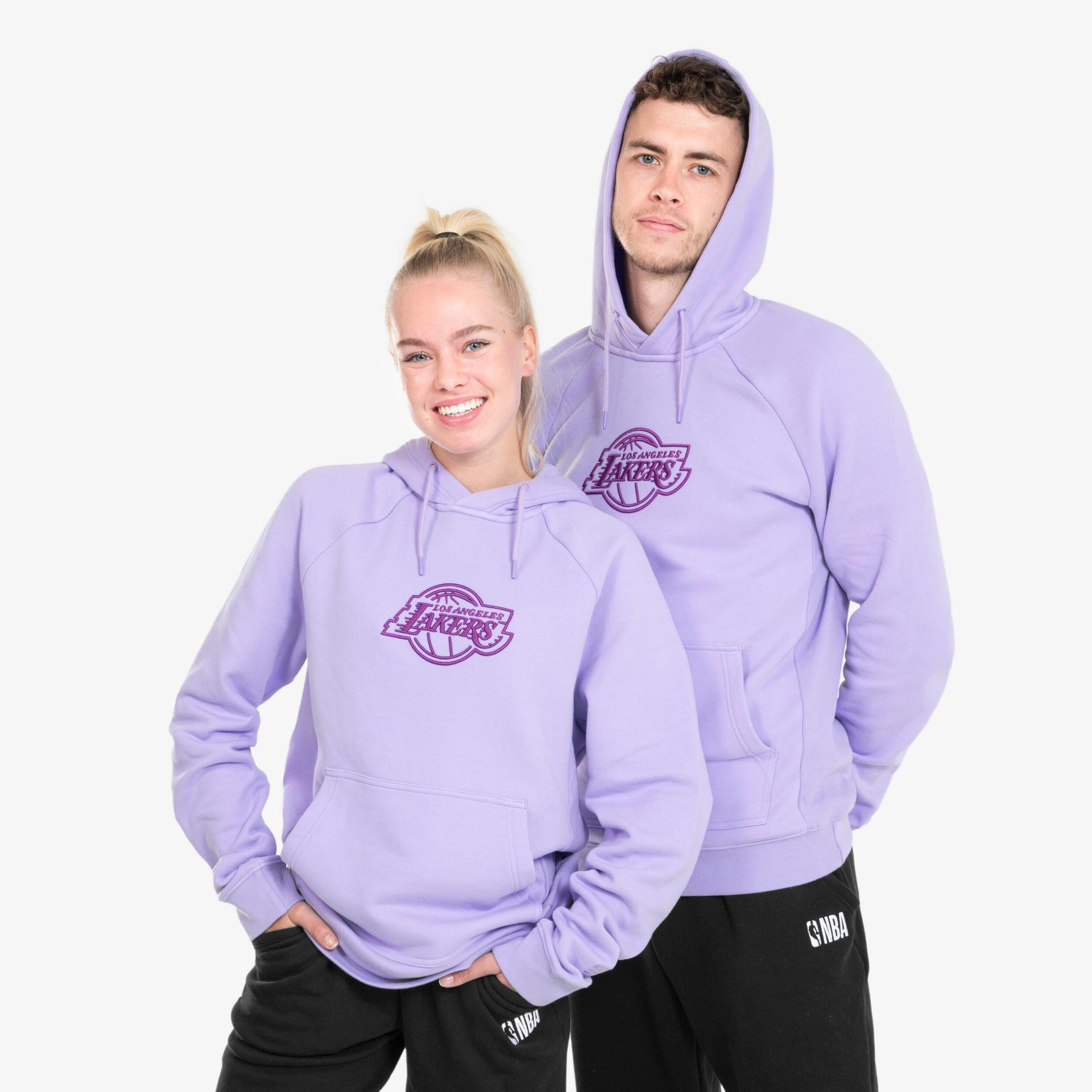 men's/women's hoodie 900 nba los angeles lakers - purple