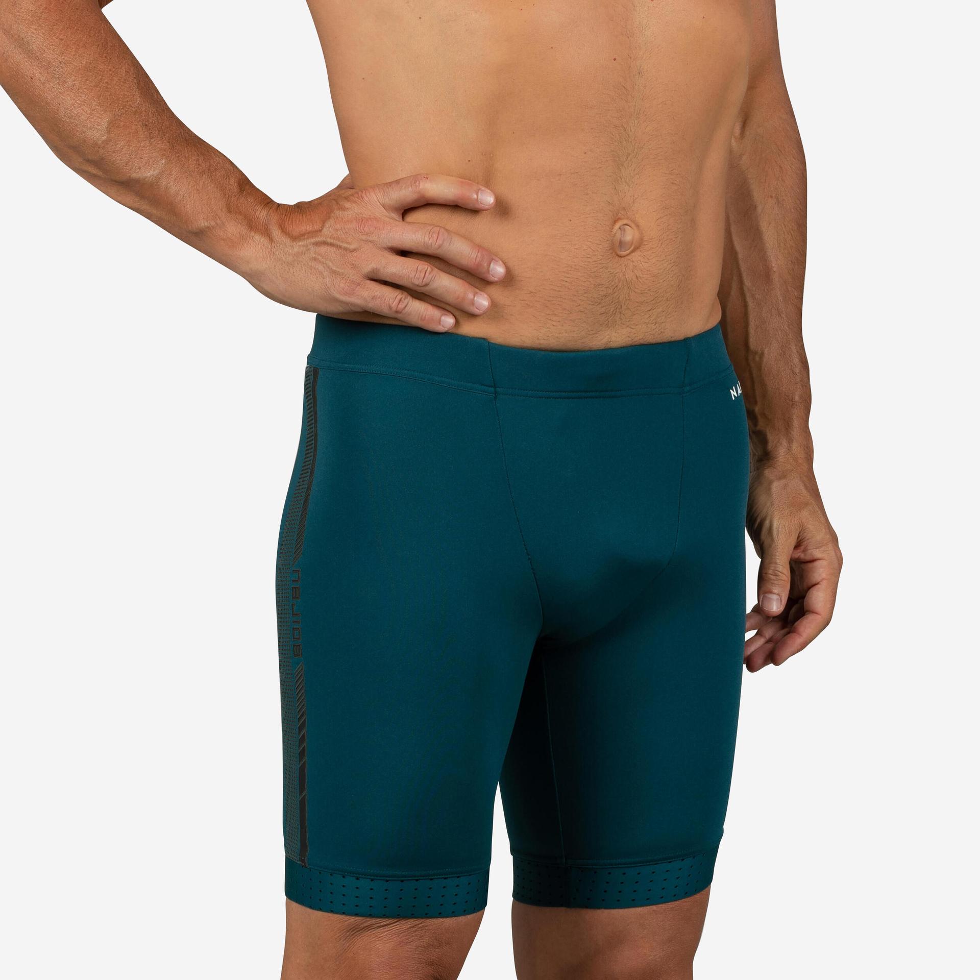 men swimming jammer with inner mesh lining turquoise