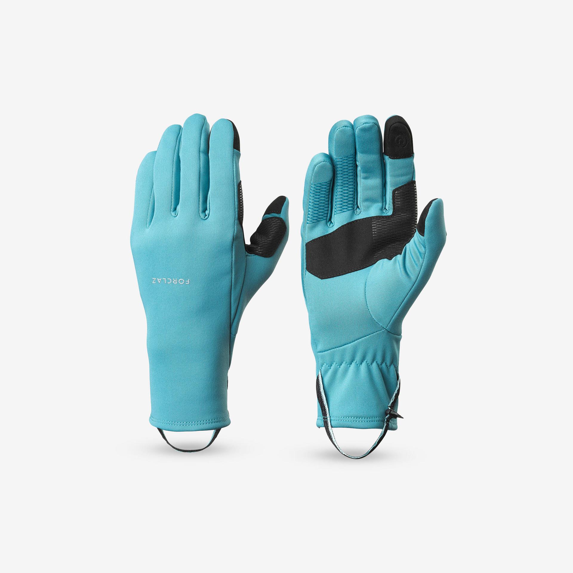 mountain trekking tactile stretch gloves - mt500