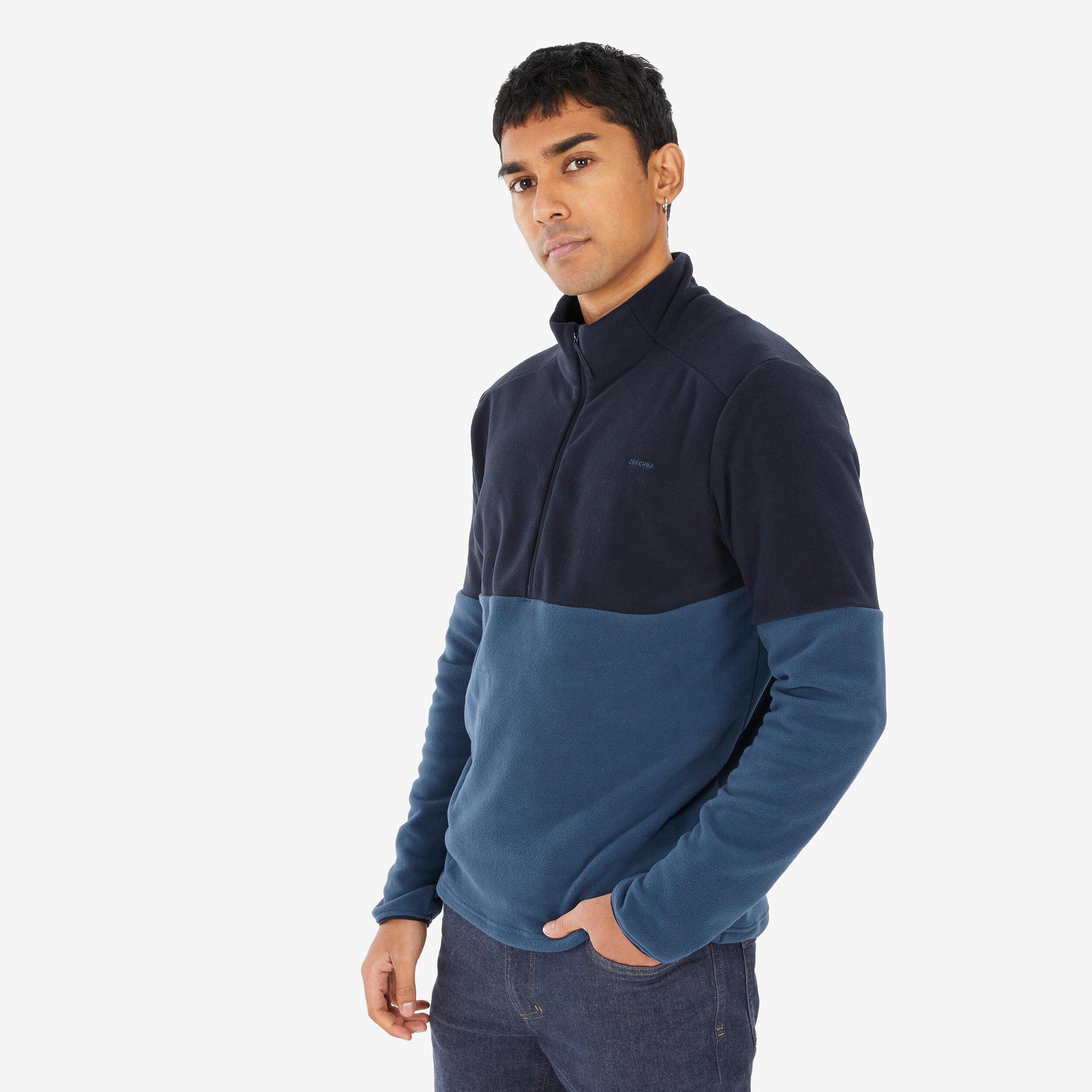 men's sweater fleece mh500 -  blue