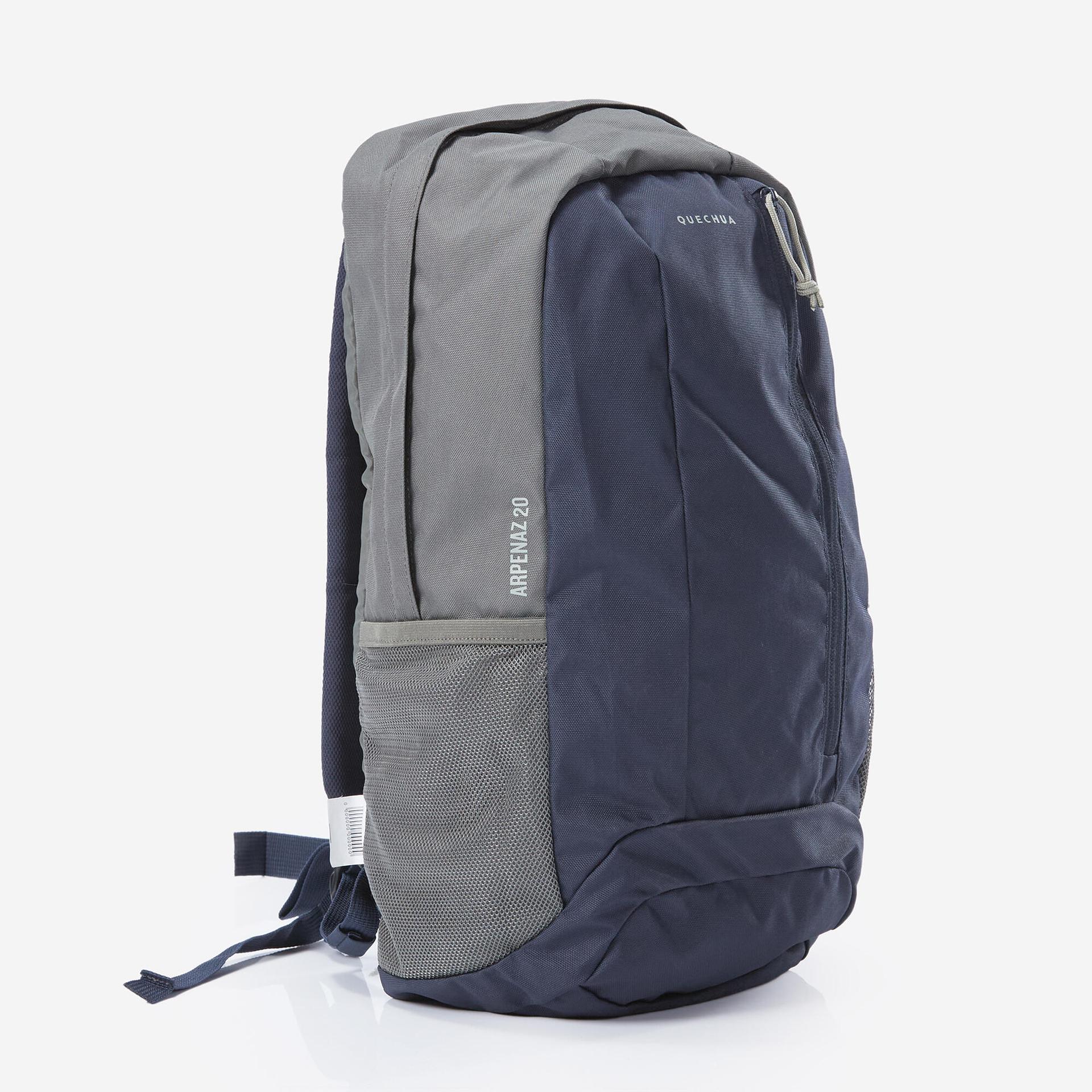 20 l arpenaz backpack - khaki blue