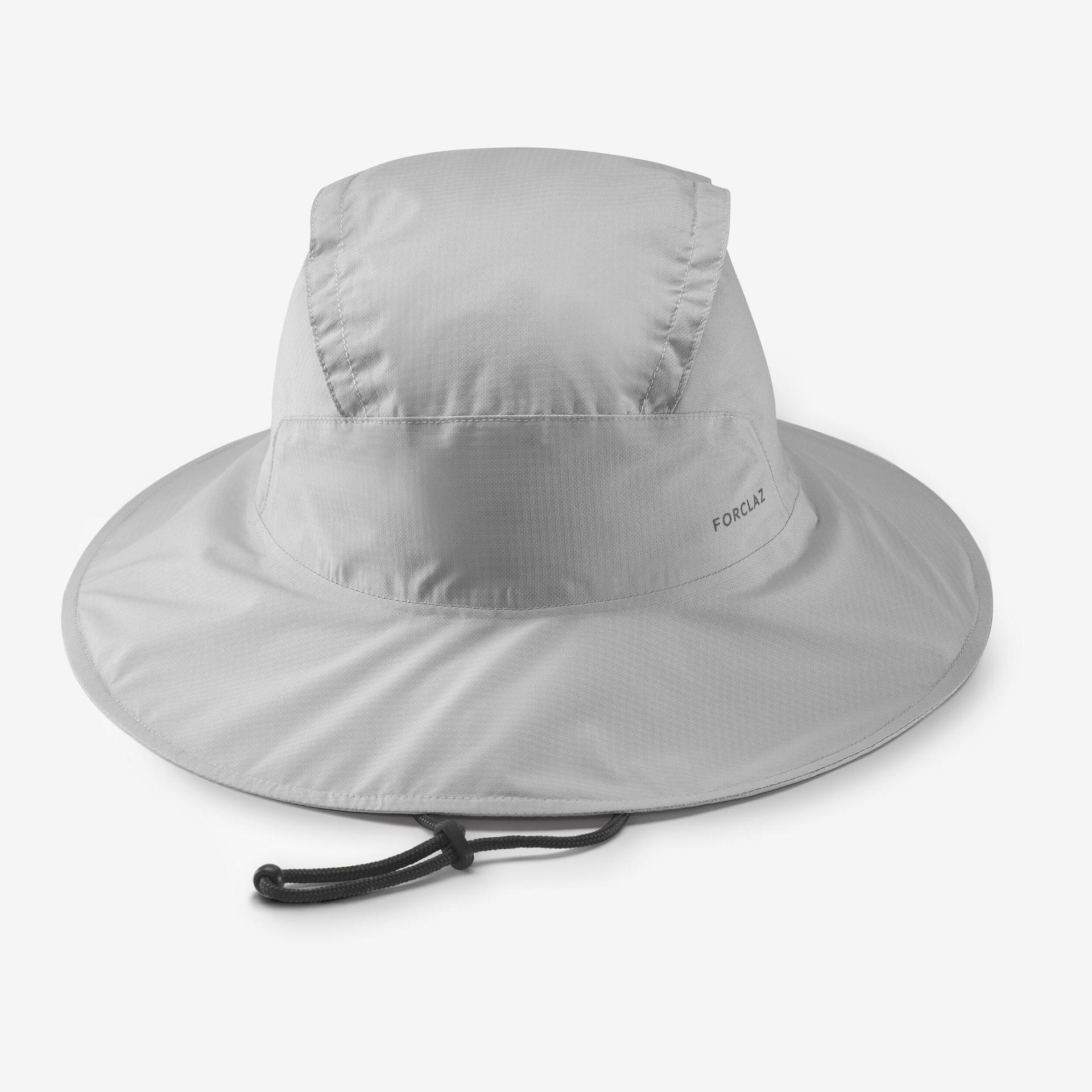 trekking waterproof hat mt900 light grey